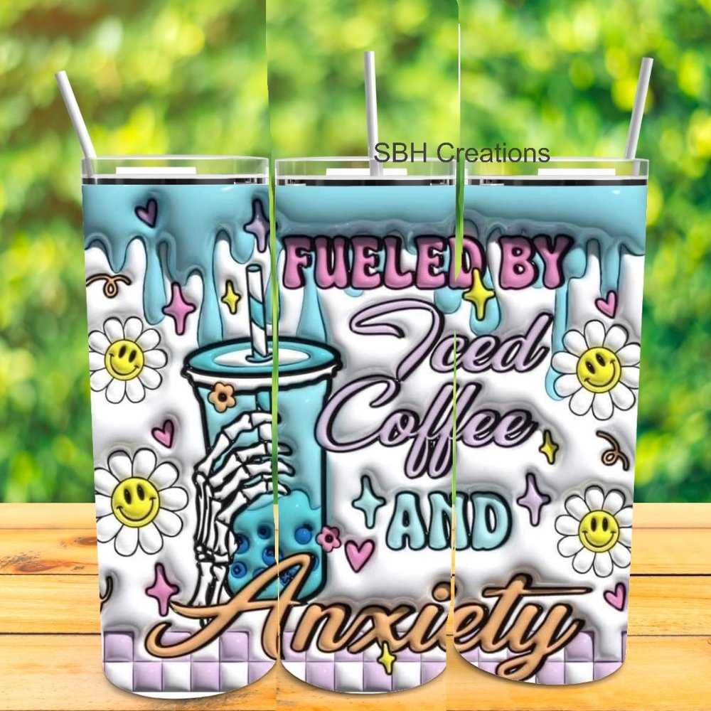 20 oz Fueled by Coffee insulated Tumble
